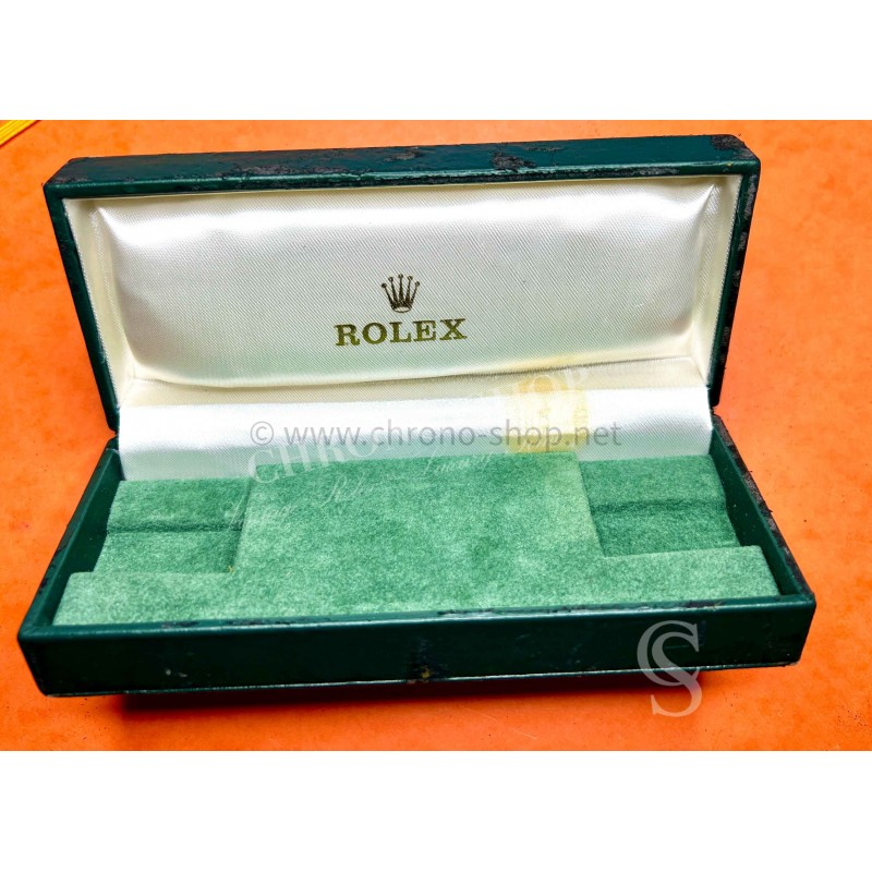 Vintage Rectangle Used Rolex Coffin Box for Bubbleback Oysters Submariner 6538,6536,GMT 6542, Explorer 5500,1016 Ref 2.00.64
