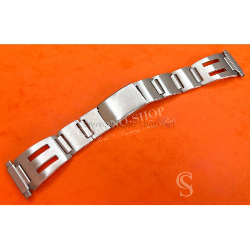 Vintage Watch Bracelet Rare 70's Swiss band Ssteel Sport Bracelet 22/20mm Zenith,Tissot,Enicar,Longines,Heuer,Omega,IWC,ZRC