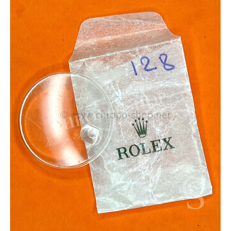 Rolex ancien verre hesalite plastique Plexiglas Cyclope 128 montres Rolex / Tudor vintage Monte Carlo Chronograph 7149,7159,7169