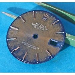 OLD UNUSUAL TROPICAL COPPER PATINA COLOR ROLEX DATEJUST DIAL 16233 16013 caliber 3035, 3135 QUICKSET 28mm