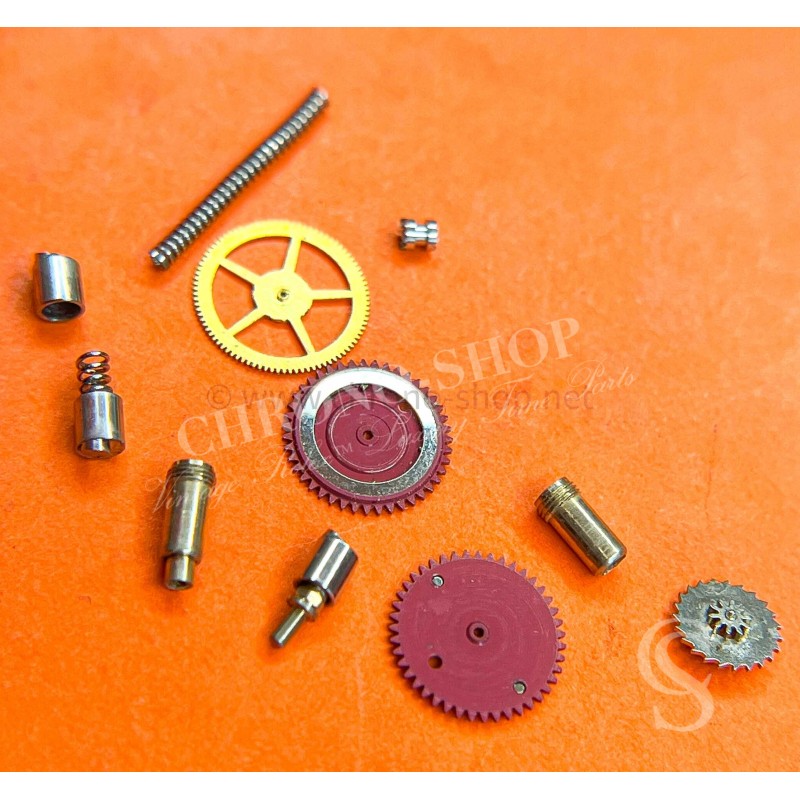 Rolex Vintage furnitures watch parts for repair restore lot of wheels,springs,inversors cal auto 3135,3175,3130