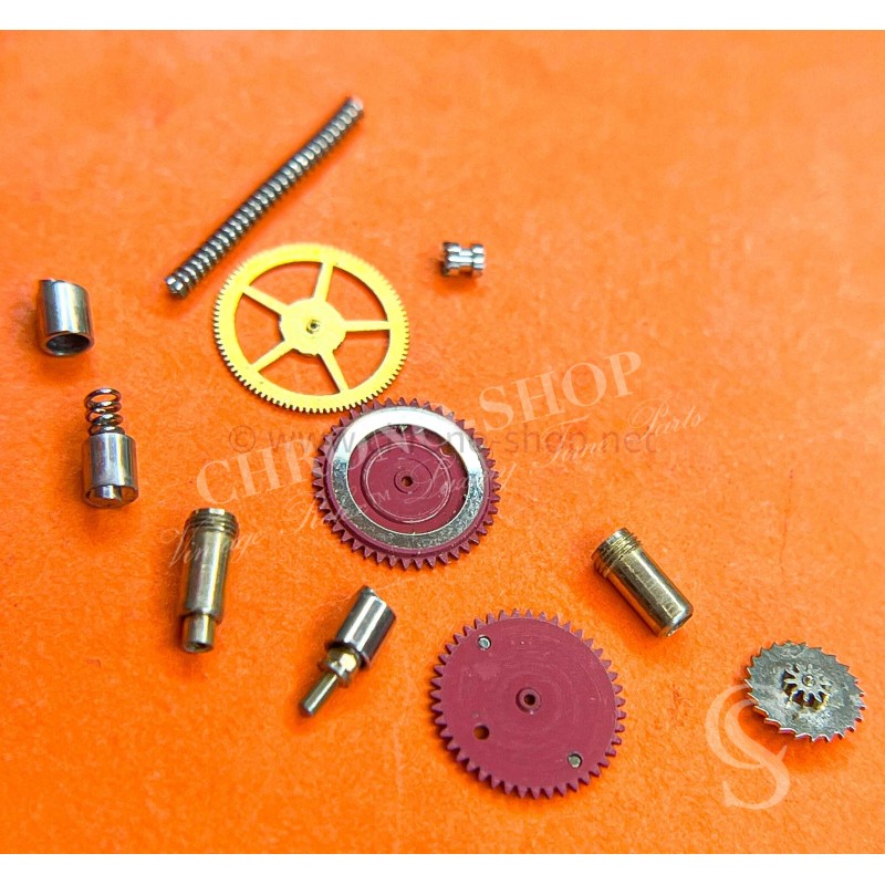 Rolex Vintage furnitures watch parts for repair restore lot of wheels,springs,inversors cal auto 3135,3175,3130