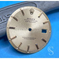 Vintage 60's Genuine Rolex 36mm Datejust Champagne Pie Pan Watch Dial part 1600,1603,1601 Cal 1570,1560