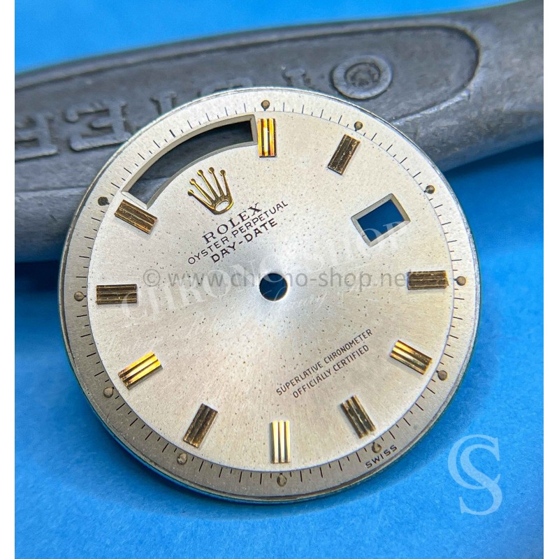 Rolex Vintage 60's Genuine 36mm Day-Date President Champagne Pie Pan dial 1803,1802 Cal 1555,1556 Stripped baton index