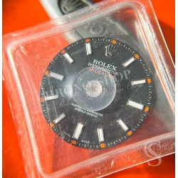 Rolex Watch Black Dial orange registered MILGAUSS 116400 Cal 3131 Rare horology part for sale NEW