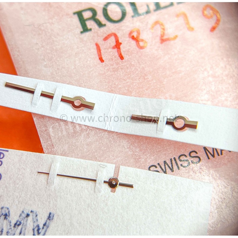 ROLEX  WHITE GOLD BATON HANDSET REF V415-178279-1 LADIES DATEJUST PRESIDENT 31mm 178279 CAL.2235