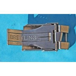 GENUINE BREITLING BRUSHED FOLDING DEPLOYANT CLASP BUCKLE BRACELET S/S 20mm SSTEEL fits 22mm