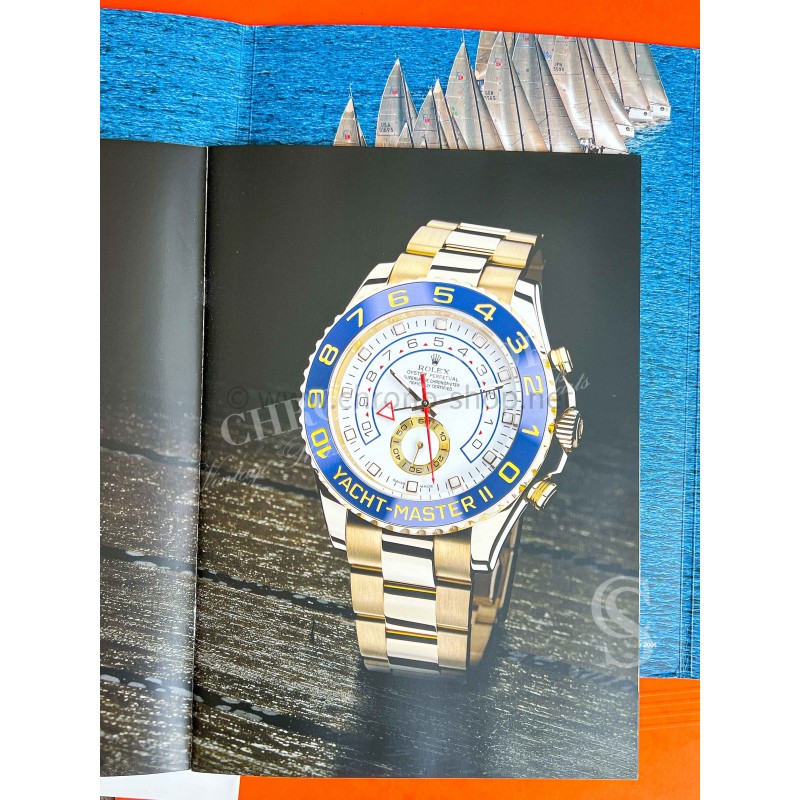 ROLEX 2010 RARE PROMOTIONAL GUIDE COLOR MANUAL BOOKLET ROLEX WATCHES REGATTA YACHT-MASTER II REF 116688,116689,116680
