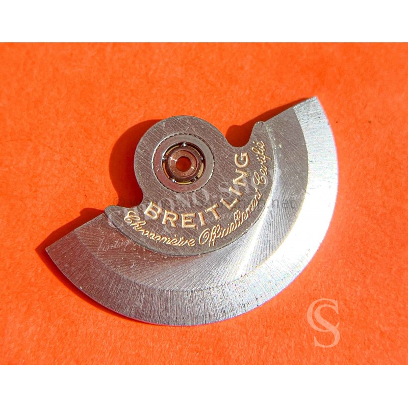 Breitling Genuine vintage steel oscillating weight signed chronomètre Officiellement Certifié For Swiss Automatic Eta caliber 17