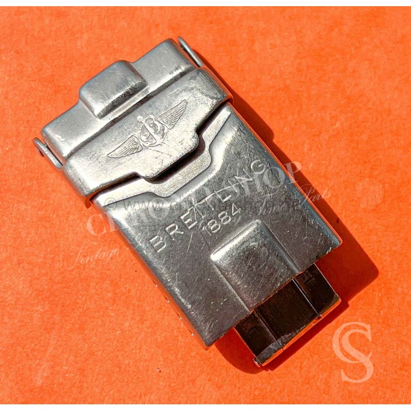 Breitling Watch folded clasp buckle part Bracelet Professional Titanium 22/20mm Ref 862E Swiss Made