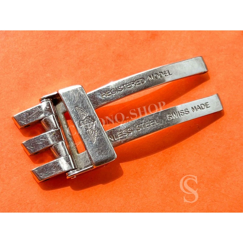 Breitling levier de sécurité fliplock et lames de Fermoir déployant acier 20mm de Bracelet pilot montres Navitimer,Chronomat