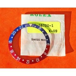 ROLEX PEPSI INSERT DE LUNETTE GMT MASTER 16700, 16710, 16760 BLEU ET ROUGE