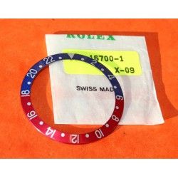 ROLEX PEPSI INSERT DE LUNETTE GMT MASTER 16700, 16710, 16760 BLEU ET ROUGE