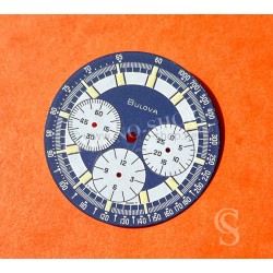 Bulova Original Cadran vintage 36mm bleu blanc Stars Stripes Valjoux 7736 Montres Special Edition Chronograph C Stars & Stripes