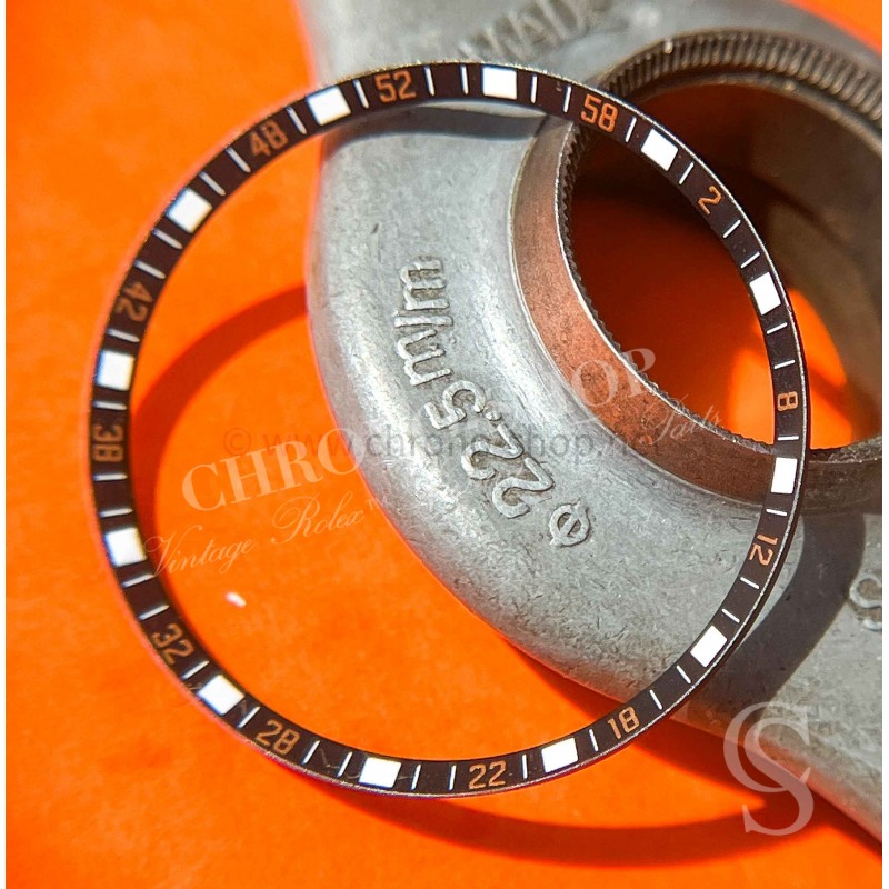 Corum Genuine Inner bezel 35mm tachymeter black and orange Corum Admiral Cup mens wristwatches for sale