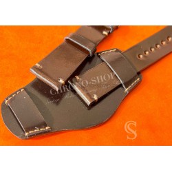 Handcrafted Genuine watches Bund Paul newman strap Horween Shell Cordovan Leather Watch Band Bracelet Chocolate color 20mm