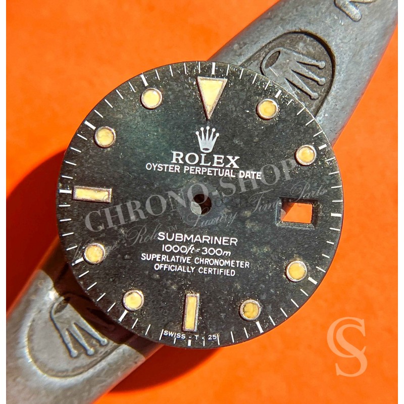 Rolex Vintage Amazing Submariner Date Mark I dial 16800 Submariner date Tritium creamy color cal 3035