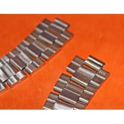 2 VINTAGES PARTIES BRACELET SUBMARINER 5513 -1680, 11 MAILLONS 9315 ROLEX PLIES 20mm 