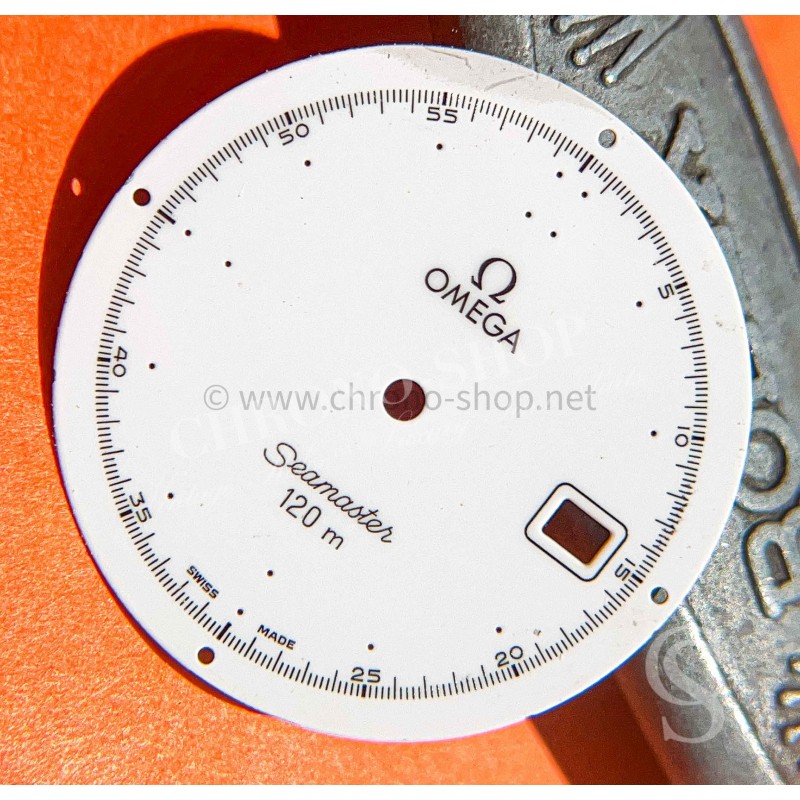 OMEGA Rare vintage cadran blanc porcelaine montres de plongée Seamaster 120M Professional calibre 1538 quartz