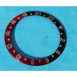 VINTAGE ROLEX INSERT DE LUNETTE GMT MASTER II 16700, 16710, 16760 FAT LADY COKE