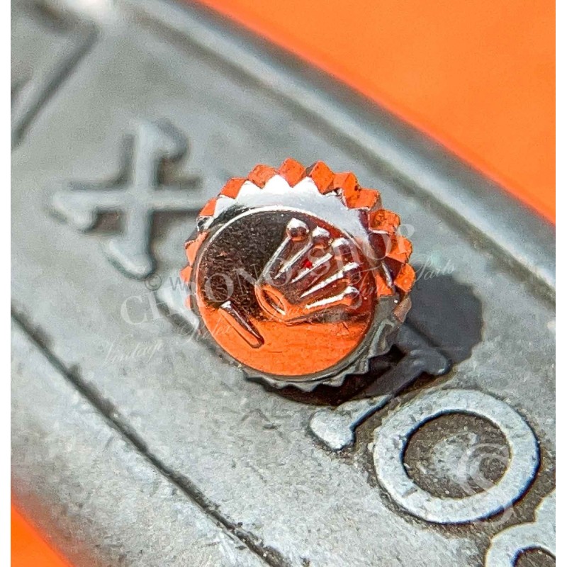 Rolex authentique remontoir couronne acier twinlock pour montres Datejust 36mm et Gmt master 16700,16710,16760