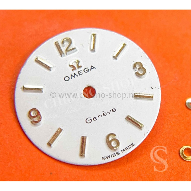 Omega Original Cadran 18mm couleur vanille montres anciennes dames ref 511021 Calibre 620 mécanique