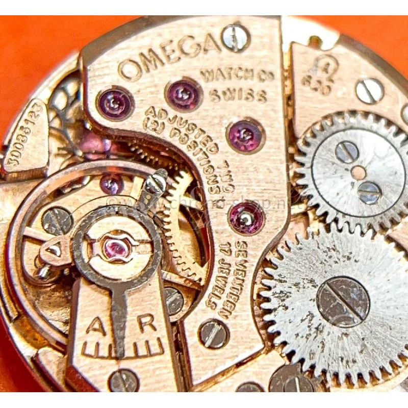 Omega calibre à remontage manuel Omega 620 mécanique 17 rubis 19 800 alt/heure pour 2 aiguilles