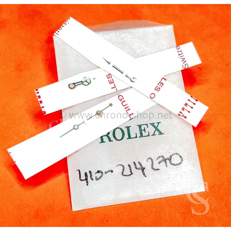 Rolex Accessoire horlogerie Aiguilles neuves mercedes Chromalight Luminosité bleue Montres Explorer 214270 -39mm
