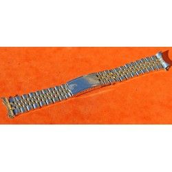 Nice 20mm Men Authentic Oval Rolex S/S 2 Tone 18k Links Jubilee,Band bracelet & Clasp & End Link JB version BIG LOGO 