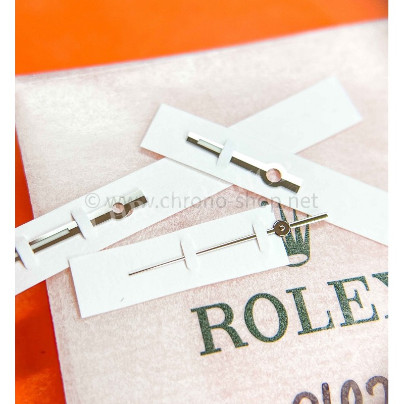 Rolex Original Set aiguilles luminova Bâton 410-218239 en or blanc montres 40mm Day Date II 218239 Cal 3156