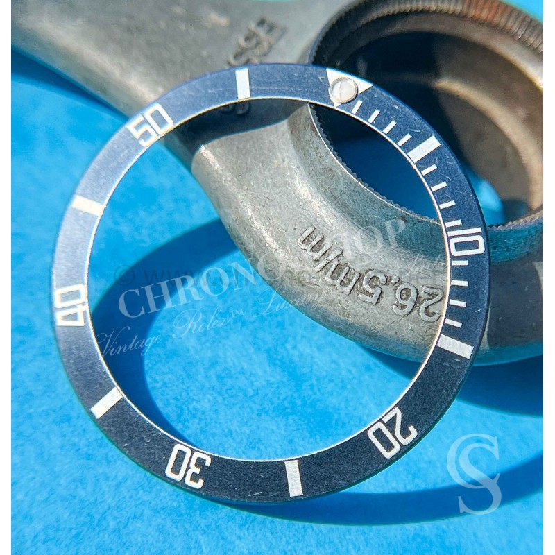 Rolex Vintage Faded Patina Cobalt Blue Submariner date watches 16800,168000,16610 bezel Insert Inlay for sale