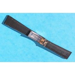 RARE ROLEX LEATHER STRAP WITH FOLDED DEPLOYANT BUCKLE ROLEX STEELINOX CODE B 20mm END PARTS