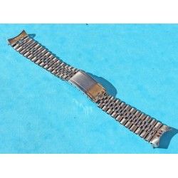 ♛♛ Rarest 50's ROLEX BIG LOGO Bracelets ssteel jubilée 19mm endlinks -First version jubilee !!! ♛♛
