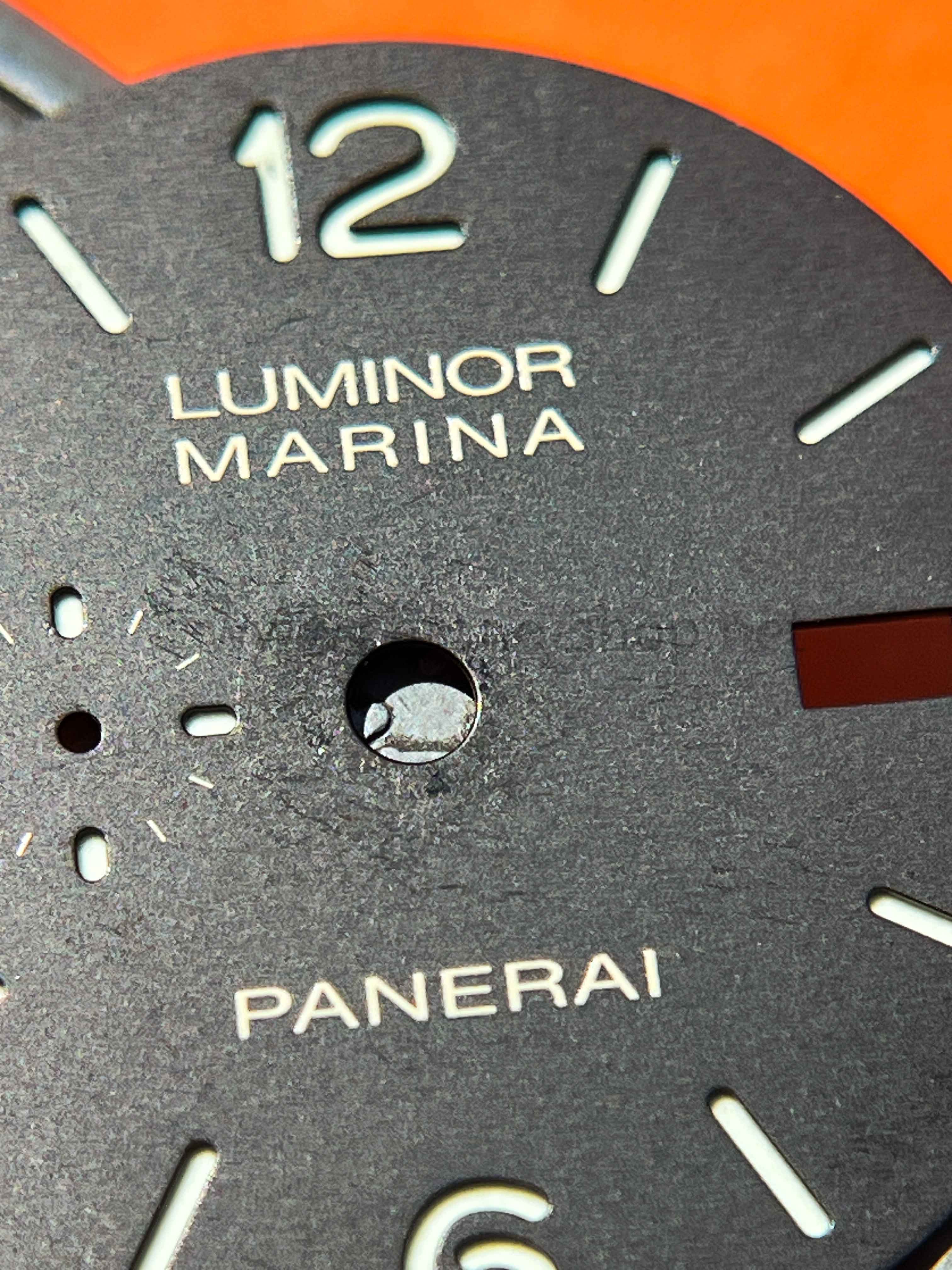 PANERAI OFFICINE VINTAGE WATCH DIAL SANDWICH LUMINOVA O36mm PANERAI OP 6816 LUMINOR MARINA PAM