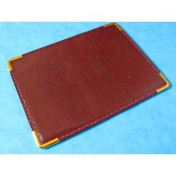 PORTE CARTES ROLEX MARRON EN CUIR