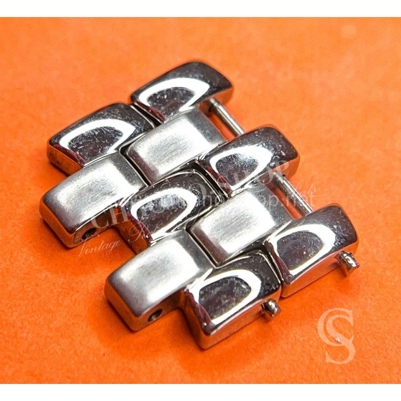 Accessoire de montres 1 x maille articulée acier 19mm finition bipolie