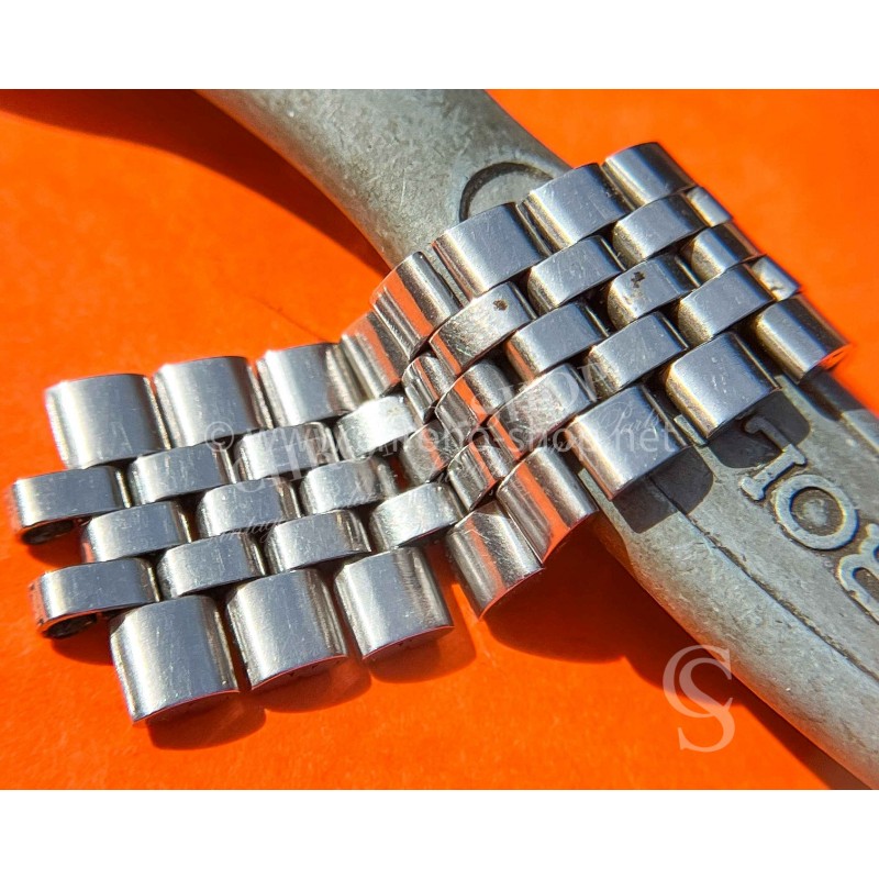 Rolex vintage bracelet jubilée 6251H partie 10 x mailles pliées montres Rolex Gmt 6542,1675,Explorer 1016,Datejust 1600,1601