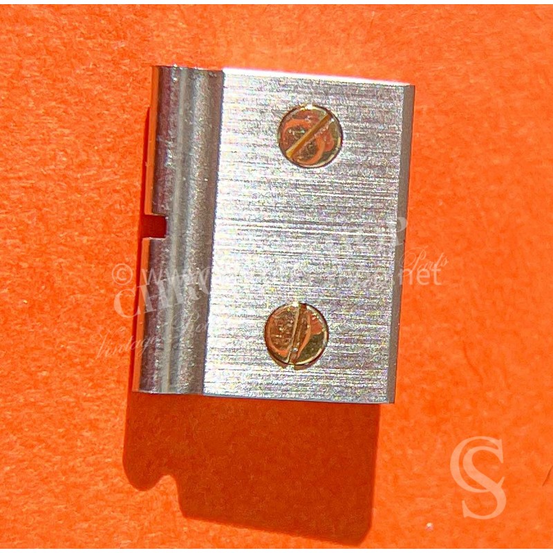 Cartier Santos Rare pièce fourniture horlogère maillon or acier 10mm Neuf Santos Galbé