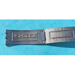 ORIGINAL MENS 70's VINTAGE USA ROLEX "BIG LOGO" FOLDED BUCKLE CLASP 14K / SS 16013 1603 1625 JUBILEE BRACELET 20mm