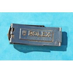 ORIGINAL MENS 70's VINTAGE USA ROLEX "BIG LOGO" FOLDED BUCKLE CLASP 14K / SS 16013 1603 1625 JUBILEE BRACELET 20mm