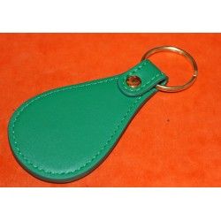 Accessories / Rolex Promotional Green Leather Key Ring Holder Goodies accessories collectibles