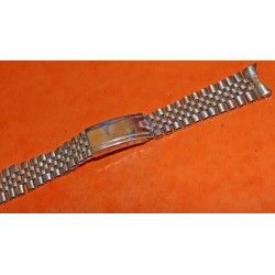 ▄▀▄ ▀Rarest 50's ROLEX BIG LOGO Bracelets ssteel jubilée 19mm endlinks -First version antique jubilee men's watches ▀▄▀▄