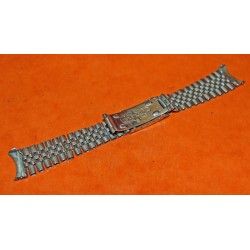 ▄▀▄ ▀Rarest 50's ROLEX BIG LOGO Bracelets ssteel jubilée 19mm endlinks -First version antique jubilee men's watches ▀▄▀▄