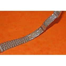 ▄▀▄ ▀Rarest 50's ROLEX BIG LOGO Bracelets ssteel jubilée 19mm endlinks -First version antique jubilee men's watches ▀▄▀▄