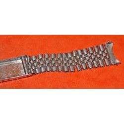 ▄▀▄ ▀Rarest 50's ROLEX BIG LOGO Bracelets ssteel jubilée 19mm endlinks -First version antique jubilee men's watches ▀▄▀▄