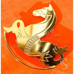 OMEGA Original Rare Watch Emblem Brass Gold color rocking Seahorse Shop Display Seamaster diver watches