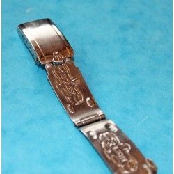 ♛ ♛ GREAT 50's VINTAGE ROLEX "BIG LOGO" FOLDED BUCKLE CLASP fits 7205 RIVETS Bracelets 19mm & Jubilee bands ♛ ♛