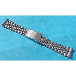 50's ROLEX Bracelet ssteel jubilée 19mm endlinks Folded links