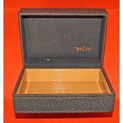 Rare 60's CREATION GENEVE ROLEX leather wrapped wooden box boxcase DAYTONA - PRESIDENT - DAYDATE