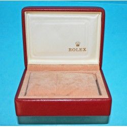 Old 80's Rolex Collectible Red Leather Watch Box Storage 14.00.01 Submariner 5513 1680, 1655, 16550, 16750 GMT, 1016, Datejust